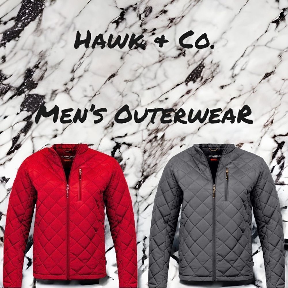 Hawk & Co. Pro Series Outerwear l Men’s Jacket l Gray XL & XXL Black XL l NWT